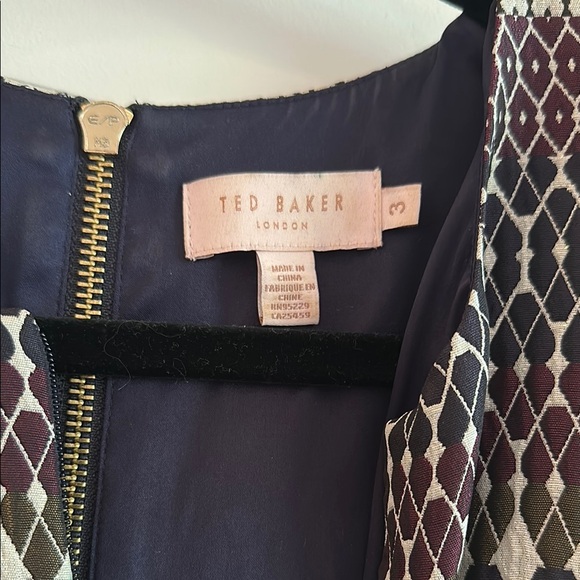 Ted Baker Patterned Dress - Picture 2 of 9
